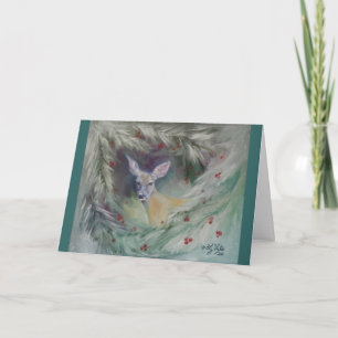 Festividades Cartão de Boas-vindas do Espírito da Floresta