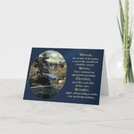 Festividades Cartão de boas-vindas para todos os feriados