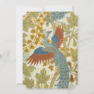Festividades Cartão de Boas-Vindas V&A Blue Fig & Peacock
