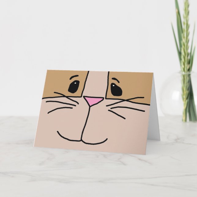 Festividades Cartão de cara do coelhinho da Páscoa/páscoa para (Frente)
