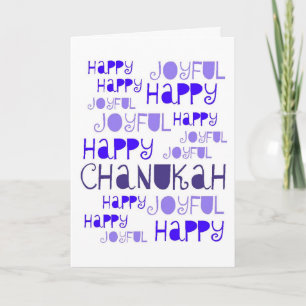Festividades Cartão de Chanukah