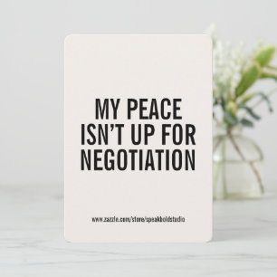 Festividades Cartão de citação de saúde mental personalizado, p