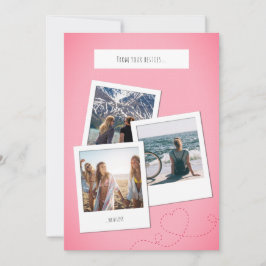 Festividades Cartão de Colagem de Fotos Personalizado + Mensage