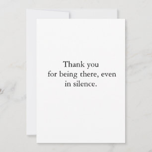 Festividades Cartão de condolências preto mínimo de folhas