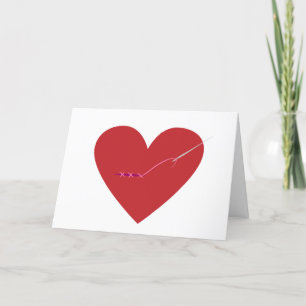 Festividades Cartão de Coração Partido Reparado
