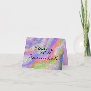 Festividades Cartão de Cores de Velas Hannukah