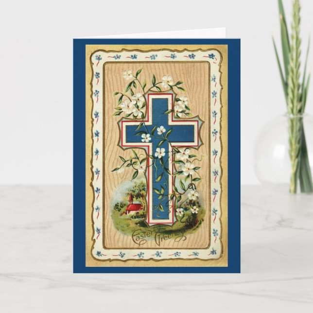Festividades Cartão de cumprimentos da páscoa (Frente)