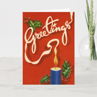 Festividades Cartão de cumprimentos do natal vintage