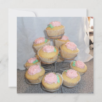 Festividades Cartão de Cupcakes Doces