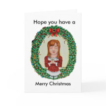 Cartão de Desenho Cópico de Natal Bonito