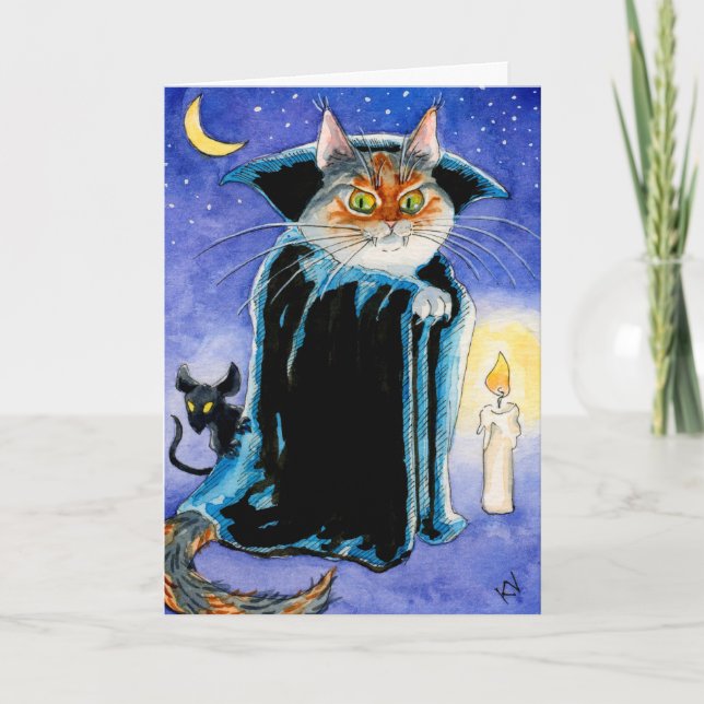 Festividades Cartão de Dia das Bruxas Nosferatu Vampire (Frente)