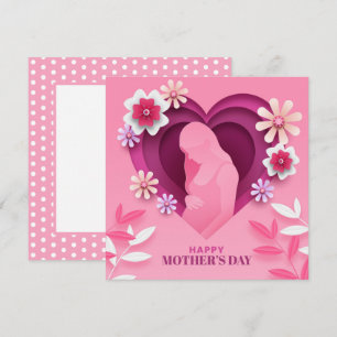 Festividades Cartão de Dia das Mães para Futuras Mães