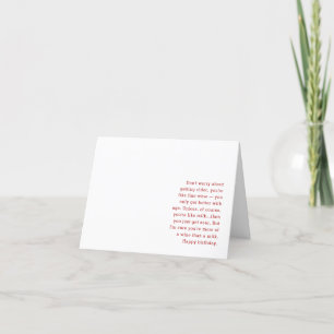 Festividades Cartão de Dia de Aniversário Engraçado