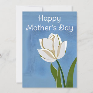 Festividades Cartão de Dia de as mães, tulipa, flor,