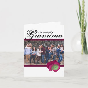 Festividades Cartão de Dia de as mães Violet Pansy para a vovó