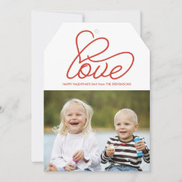 Festividades Cartão de dia de os namorados com Amor e Foto