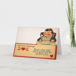 Festividades Cartão de Dia de os namorados Cook