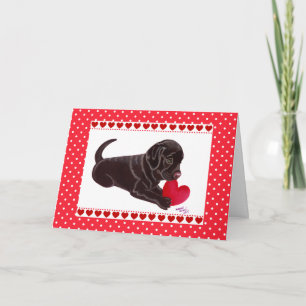 Festividades Cartão de Dia de os namorados de Chocolate Labrado