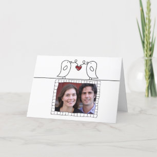 Festividades cartão de dia de os namorados fotográfico