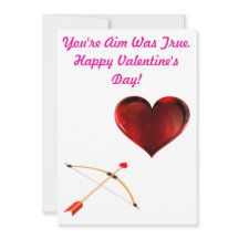 Cartão de Dia de os namorados Verdadeiro