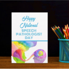 Festividades Cartão de Dia de Patologista Nacional Feliz