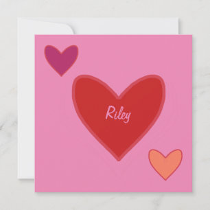 Festividades Cartão de Dia dos Namorados Corações Bonitos