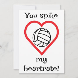 Festividades Cartão de dia dos namorados de aula de vôlei infan