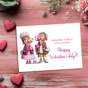 Festividades Cartão de Dia dos Namorados de Casal Amor Excêntri