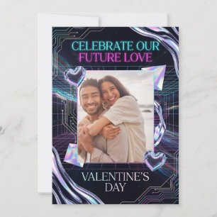 Festividades Cartão de Dia dos Namorados de Romance Cósmico Amo