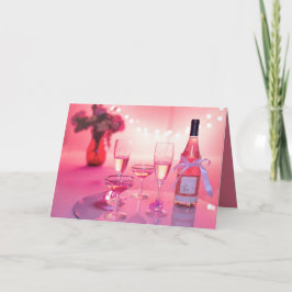 FESTIVIDADES CARTÃO DE DIA DOS NAMORADOS FELIZ COM CHAMPANHE PA