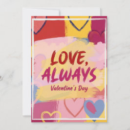 Festividades Cartão de Dia dos Namorados Pop Art Pinturesco 