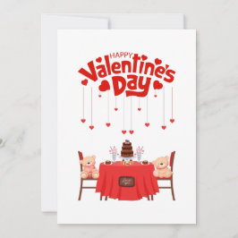 Festividades Cartão de dia dos namorados ursinho fofo