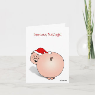 Festividades Cartão de Eatings das estações