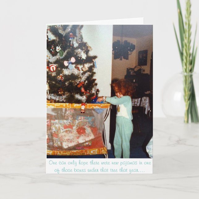 Festividades cartão de esperança e de desejo (Frente)