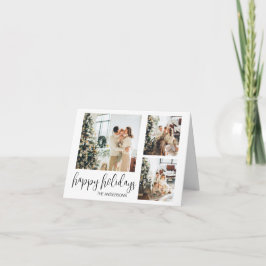 Festividades Cartão de família de Natal de Natal de Ano Novo