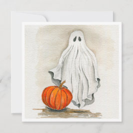 Festividades Cartão de Fantasma de Halloween
