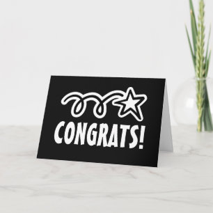 Festividades Cartão de felicitações de congratulações de gradua