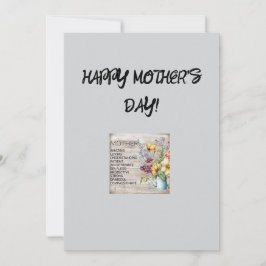 Festividades Cartão de Felicitações do Dia das Mães