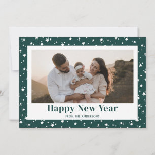 Festividades Cartão de Feliz ano novo de Fotografias das Estrel