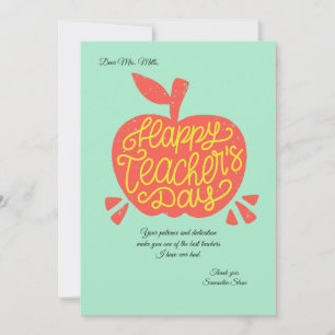 Festividades Cartão de Feliz Dia dos Professores