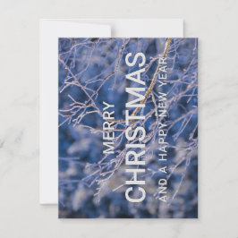 Festividades cartão de Feliz Natal e Ano Novo