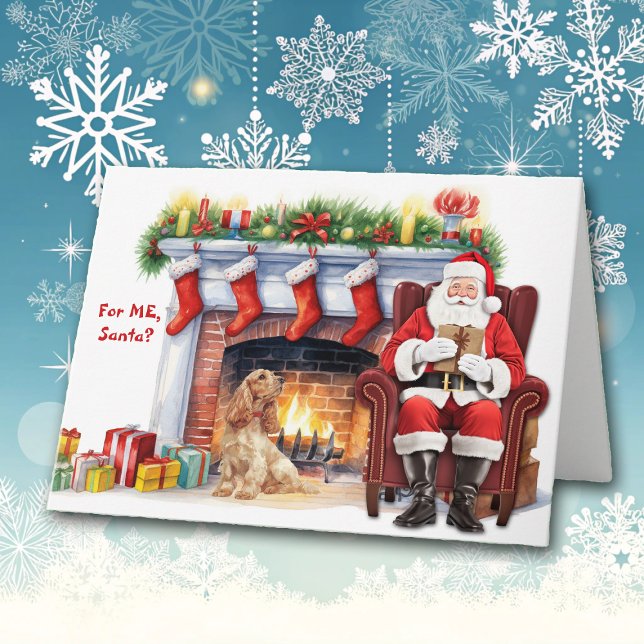 Festividades Cartão de Feriado de Cachorro Panorâmico Gift para (Criador carregado)