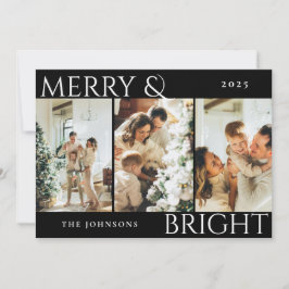 Festividades Cartão de Feriado de Colagem de Fotografias de fel