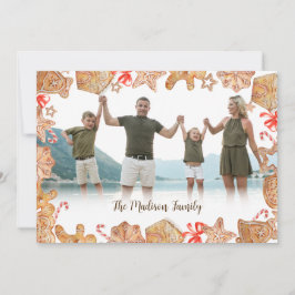 Festividades Cartão de Feriado de Cookies de Natal