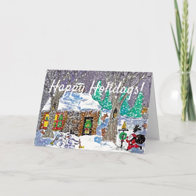 Festividades Cartão de Feriado de Denny Plesea para Ruby Lane (Frente)