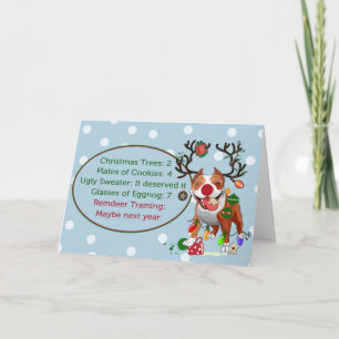 Festividades Cartão de Feriado de Emergência de Cão