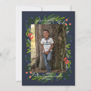 Festividades Cartão de Feriado de Foto de Quadro Verde Pintado 