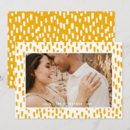 Festividades Cartão de Feriado de Foto Piscando Laranja do ouro