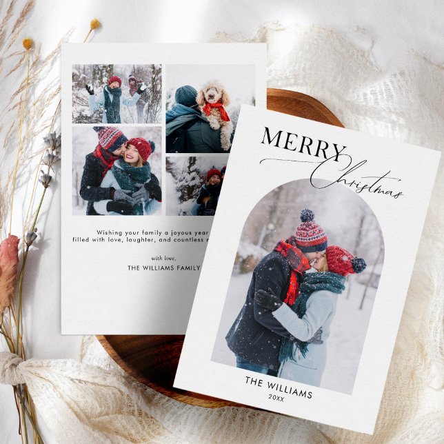 Festividades Cartão de Feriado de Fotografias Arranjado com car (Criador carregado)