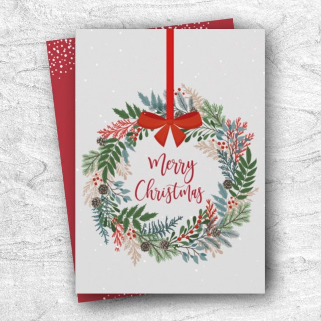 Festividades Cartão de Feriado de Natal em Fúria Botânica (Criador carregado)